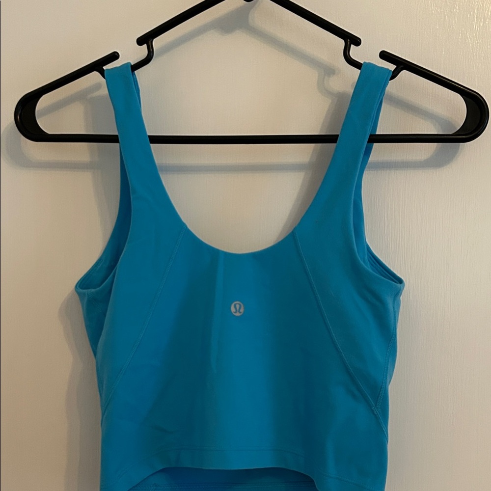 lululemon athletica Blue Crop Top